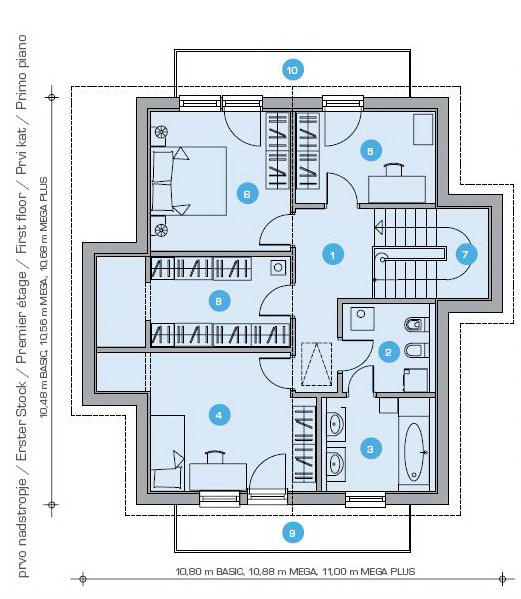 Maison Mediteran Madera P - Premier étage