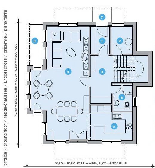 Maison Mediteran Madera P - Rez de Chaussée